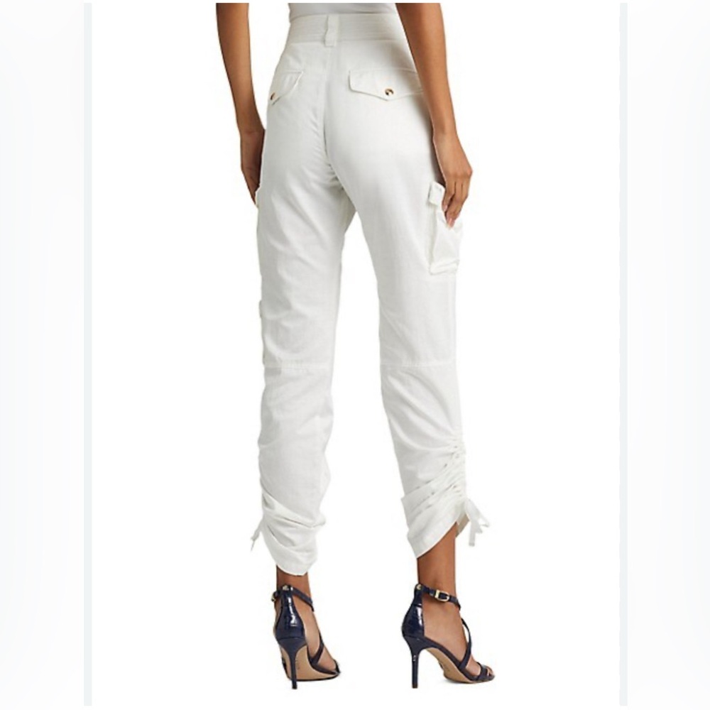 Lauren Ralph Lauren Shantung Cargo Pants - Picture 4 of 16